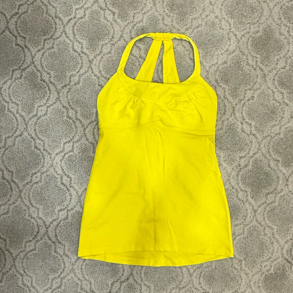 lululemon athletica Yellow Tank Top